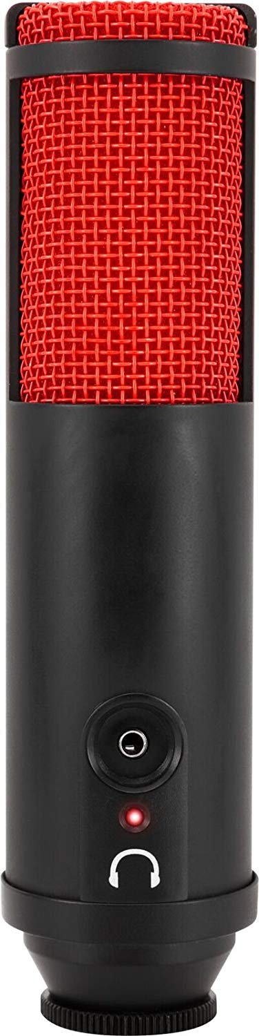 MXL Tempo USB Microphone, Black/Red, 2.95 x 5.91 x 12.20 inches - Image 3