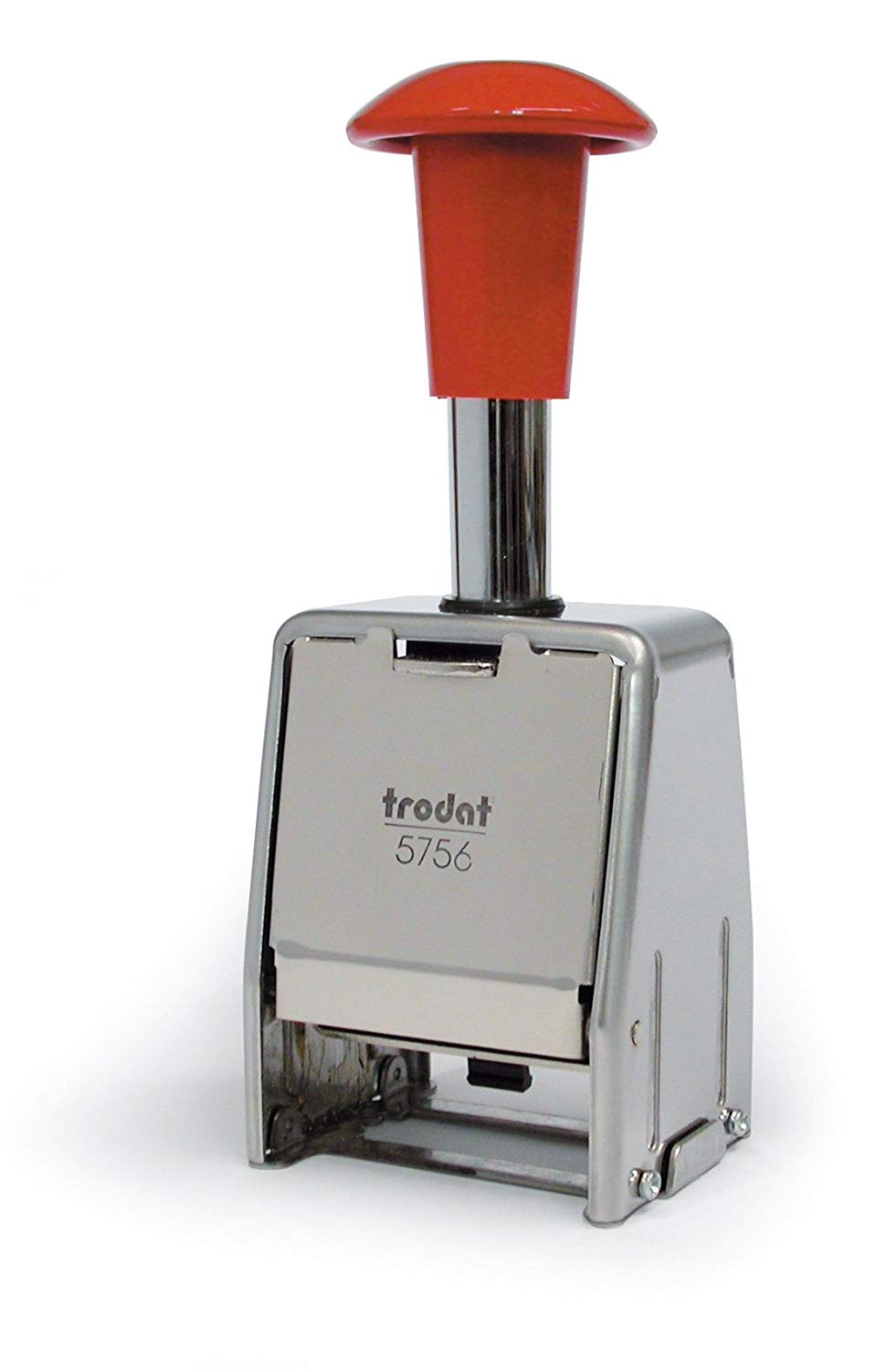 Trodat 5756 Numberer Self Inking Metal Sequential Automatic Stamp, Black, Large