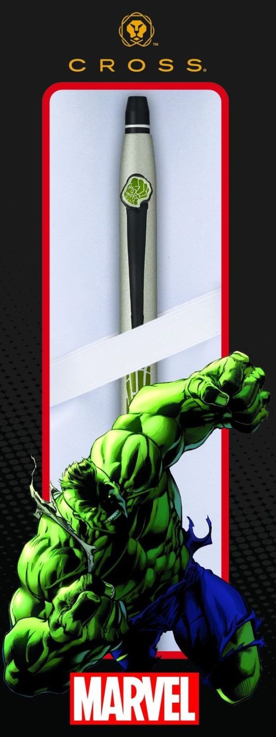 Cross Click Marvel Ballpoint Pen - Hulk (AT0622S-127) - Image 2