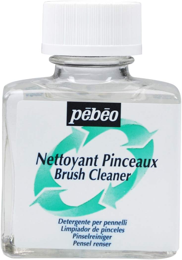 Pebeo 650315 75 ml Brush Cleaner, Transparent, 75 ml (Pack of 1)