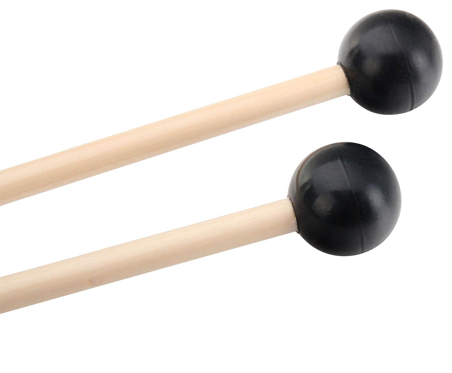 XDrum MG3 Xylophone Mallets Hard Rubber Wood Pair BigaMart