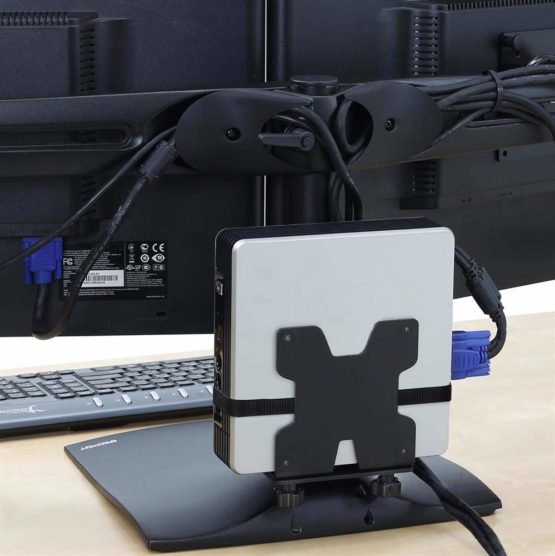 Ergotron Thin Client Mount - Mounting kit (holder, mounting hardware, strap) for personal computer - black - pole mount - for P/N: 45-353-026, 45-354-026 - Image 3