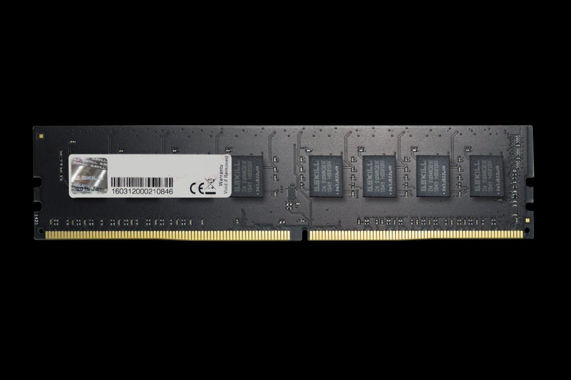 G-Skill Gskill F4 2400 °C17S F3-1600 °C11D-8GNT DDR4 8GB Memory Black, 8 gb