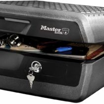 MASTER LOCK Fireproof Security Safe [Fire & Water Resistant] [Large] - LCFW30100 - For A4 Documents, Electronics, Etc