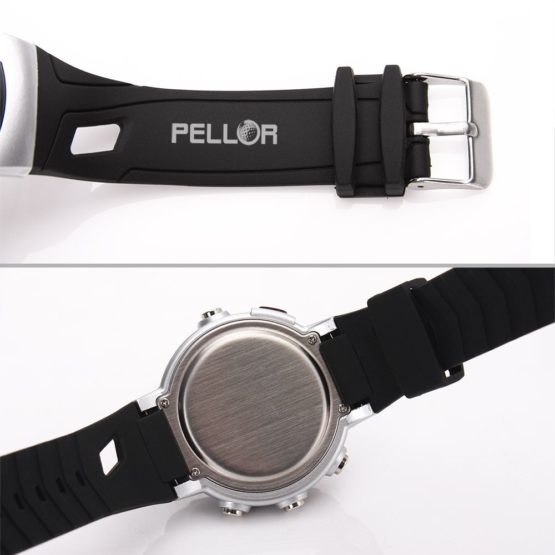 Pellor Calorie Heart Rate Monitor Watch Pulse Watch Sport Watch Wristwatch (Black) - Image 2
