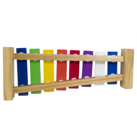 Tiger Glockenspiel Xylophone for Kids - 8 Multi Coloured Keys - Image 4