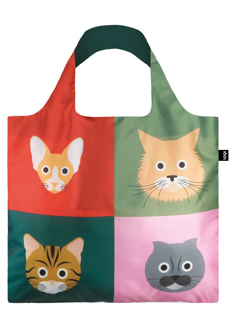 LOQI STEPHEN CHEETHAM Shopping Bag Travel bag, 50 cm, Cats, Multicolour - Image 2