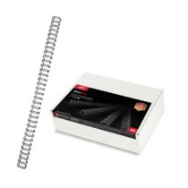 GBC WireBind Binding Wires, 12.5 mm, 115 Sheet Capacity, A4, Black, Pack of 100, RG810810
