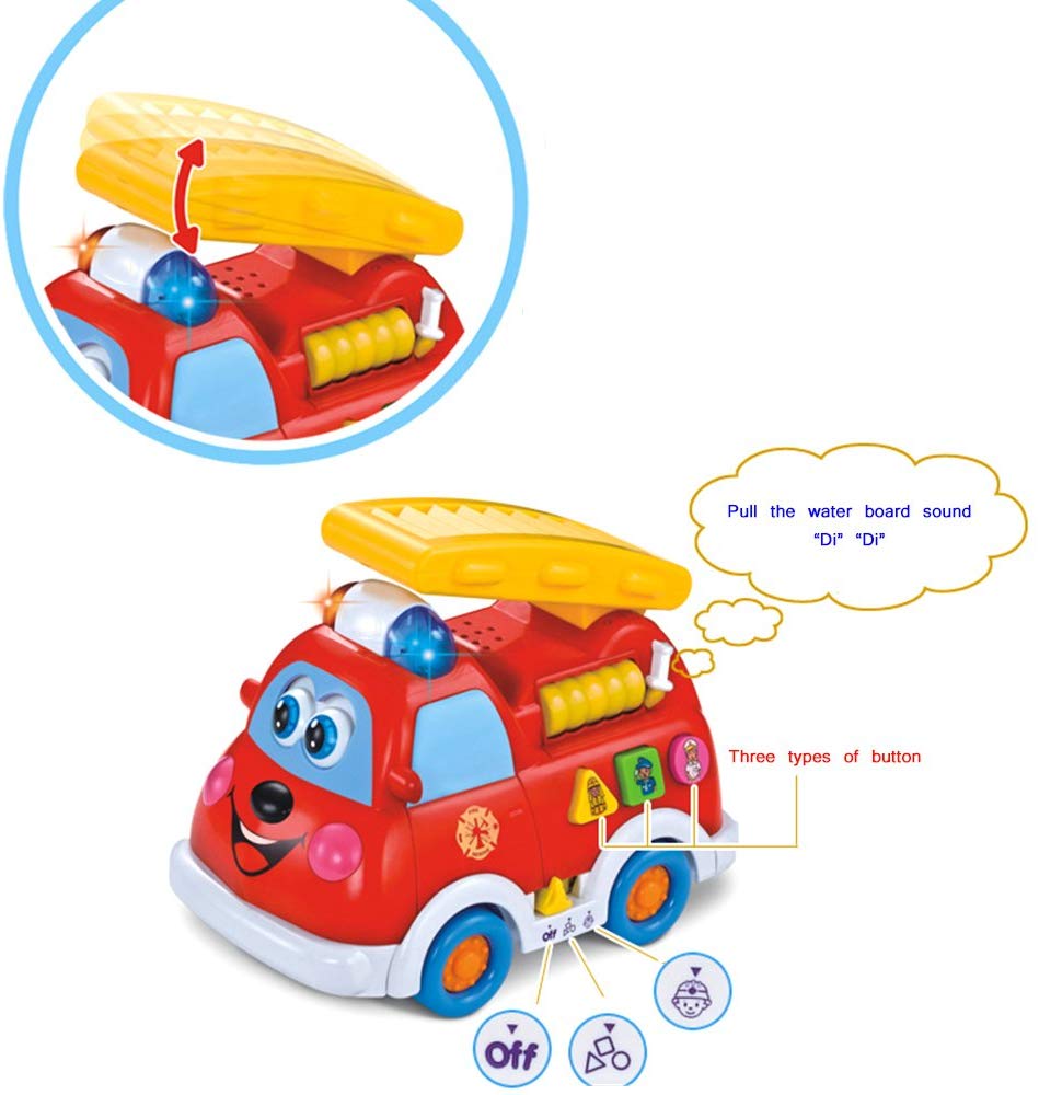 eastsun Baby Fire Truck Learning Toys For 1 Year Old BigaMart