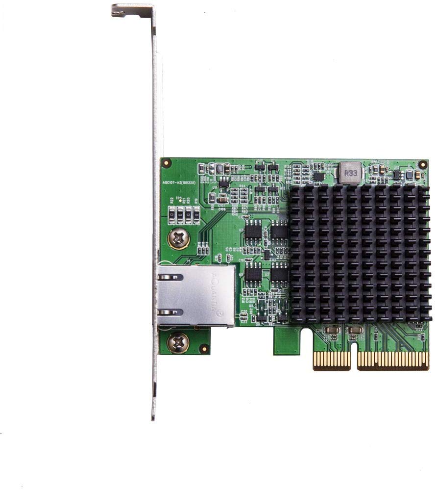 SYBA 1 Port 10 Gigabit Ethernet Network Card, PCIe x4 10Gb 10GBASE-T NIC AQTION AQC107-10Gbps Ethernet PCI-Express x4 Adapter - Image 3