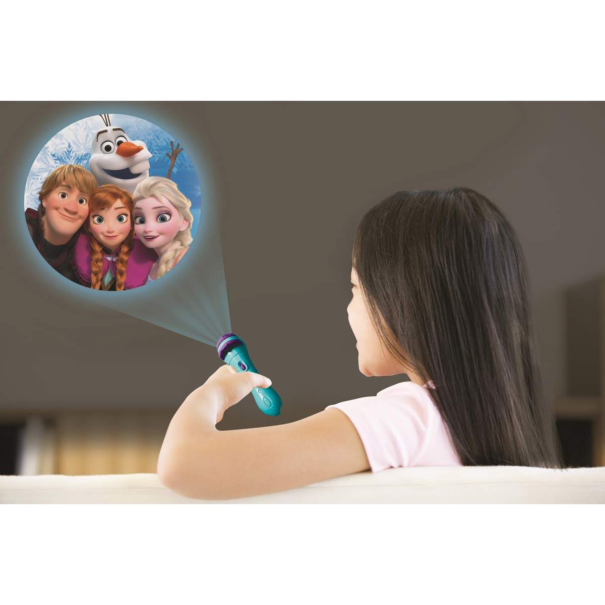 LEXIBOOK - Stories projector, Frozen torch light and projector with 3 discs, 24 images, create your own stories, LTC050FZ - Image 4