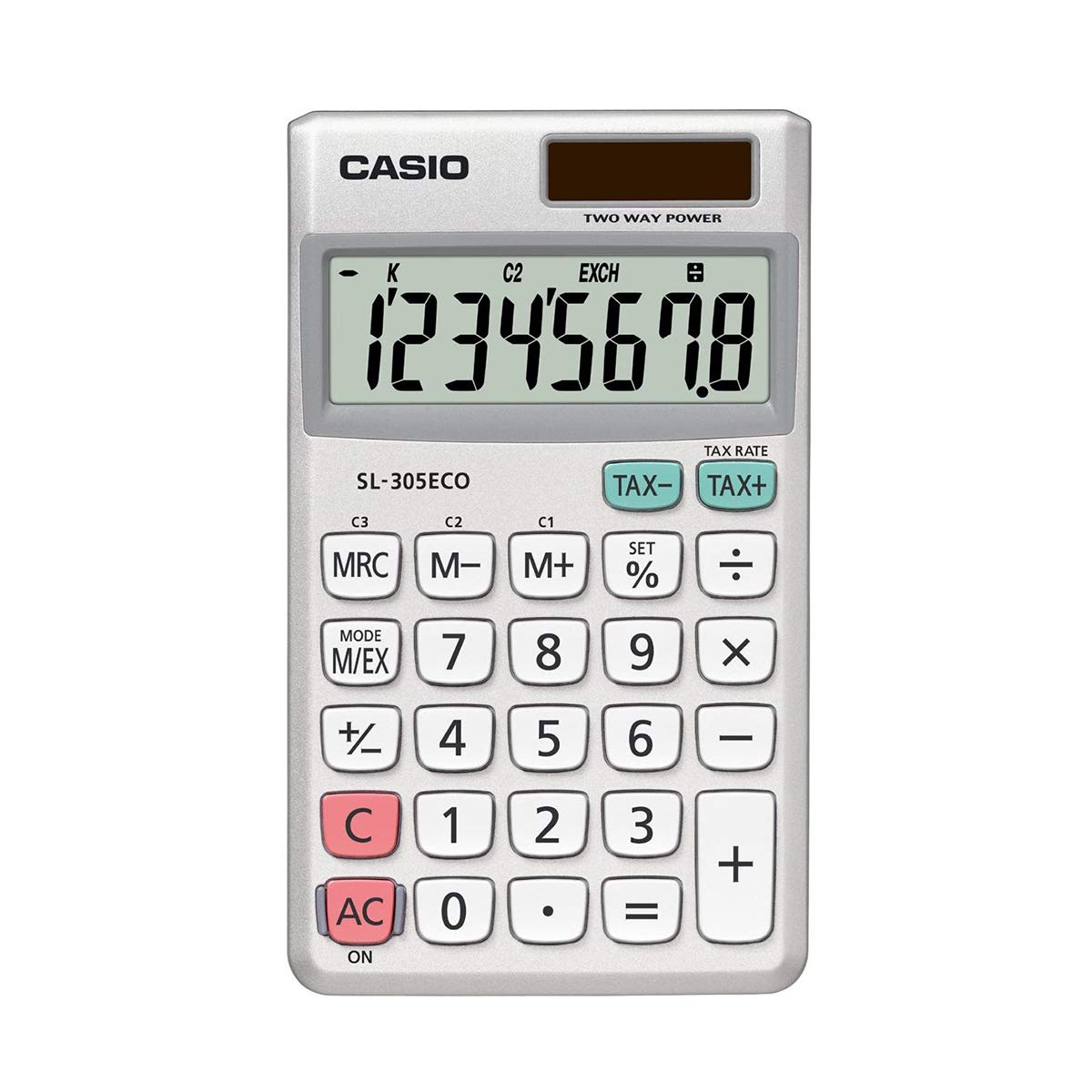 Casio SL-305ECO Calculator, Off-White, 1