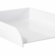 Osco ASLT-OW Hi-Gloss Stacking Letter Tray - White
