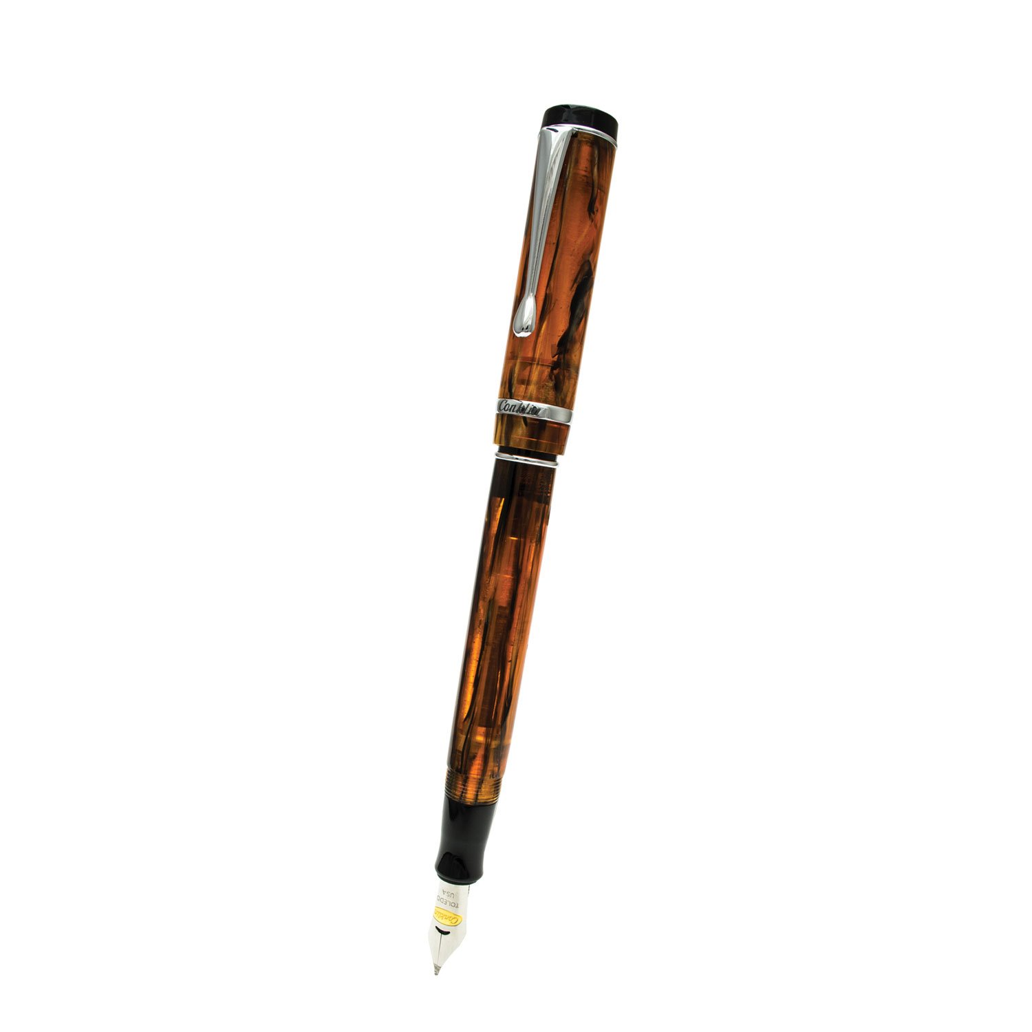 Conklin Duragraph Medium Nib Fountain Pen - Amber CK71342 - Image 2