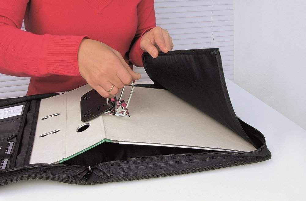Wedo 58601 Lever Arch File Case - Black, a4 - Image 3
