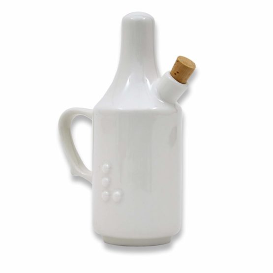 Ability Superstore Ceramic White Dignity Vinegar Pourer - Image 2