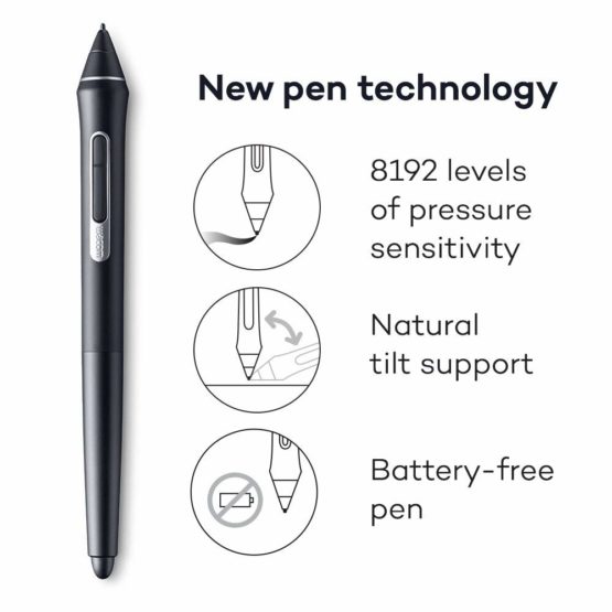 Wacom Intuos Pro Pen Tablet (Size: L) / Large Professional Graphic Tablet incl. Wacom Pro Pen 2 with Replacement Tips / Compatible with Windows & Apple, Black - Image 2