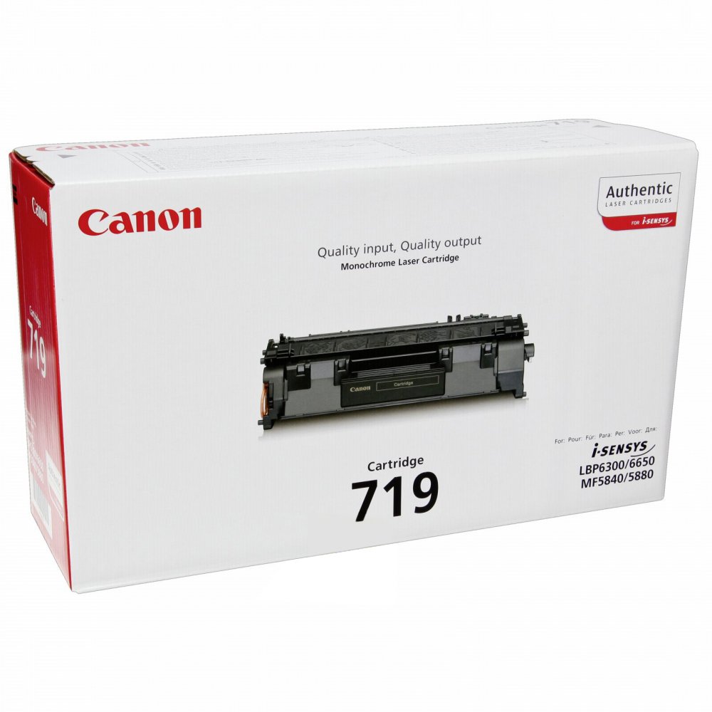Canon Original Laser Toner Cartridge 719 3479B002, Black - Image 2