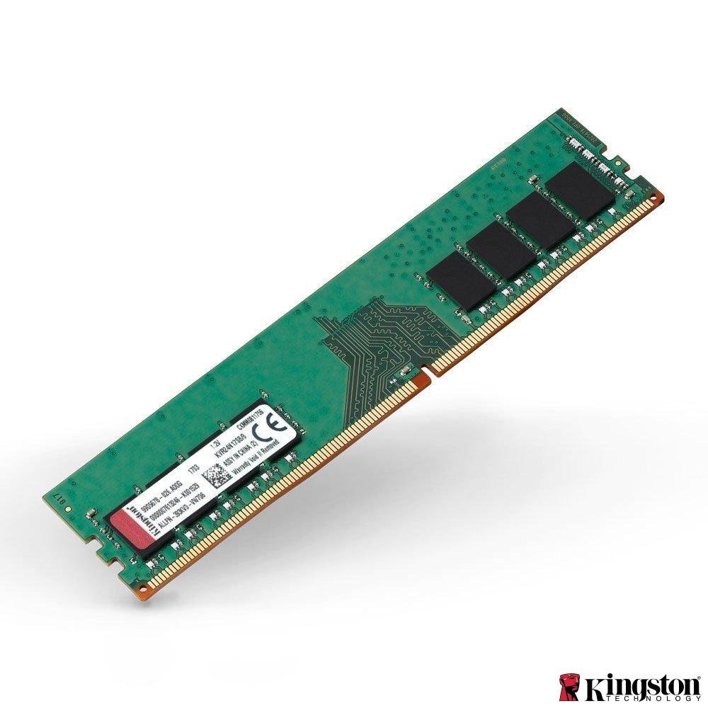 Kingston KVR24N17S8/8 Value RAM 8 GB DDR4 Non-ECC CL17 DIMM 1Rx8 Memory, Green