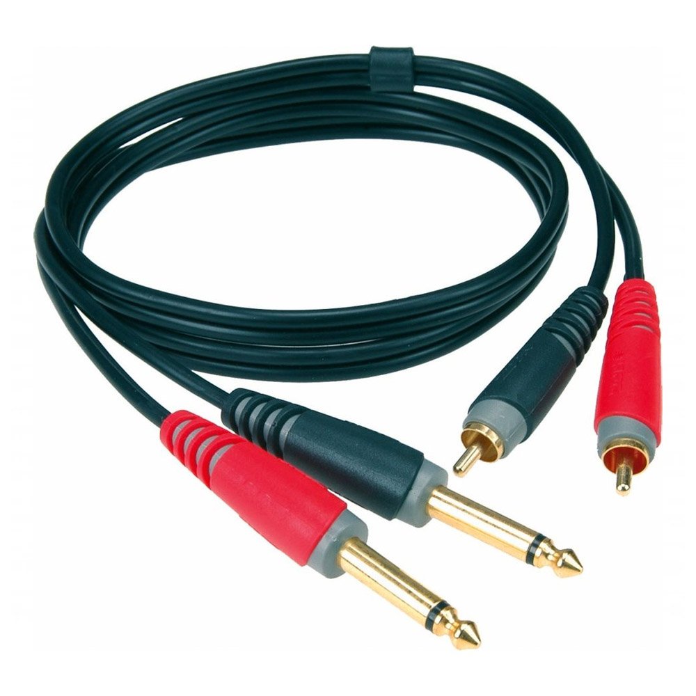 Klotz AT-CJ0200 Cable, 2 touch points, 2 M Long, Black