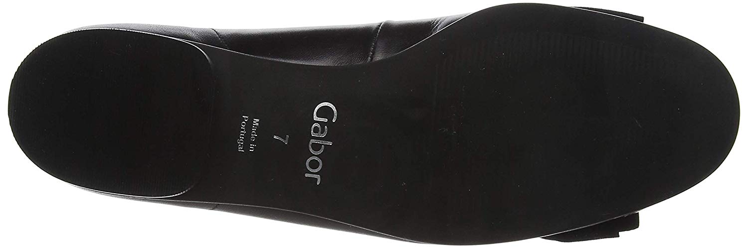 Gabor Women's Basic Ballet Shoes, Black (Black Leather/Patent HT), 8 UK, Black Black Leather Patent Ht - Image 4