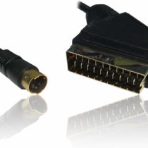 CDL Micro 1.5 m SCART to SVHS/S-VHS S-Video Lead Cable Wire Video/DVD to PC