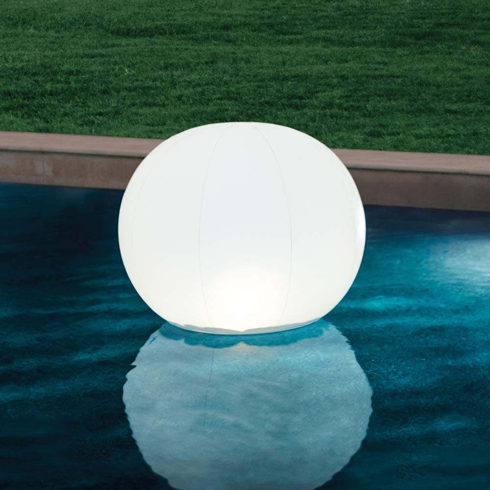 Intex LED Giant Floating Globe Light 89 x 79 cm, 7 colours, Perfect for Garden Lighting, White, 89x79 cm - Image 2