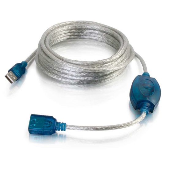 C2G 5m USB 2.0 A Male to A Female Active Extension Cable - Image 2