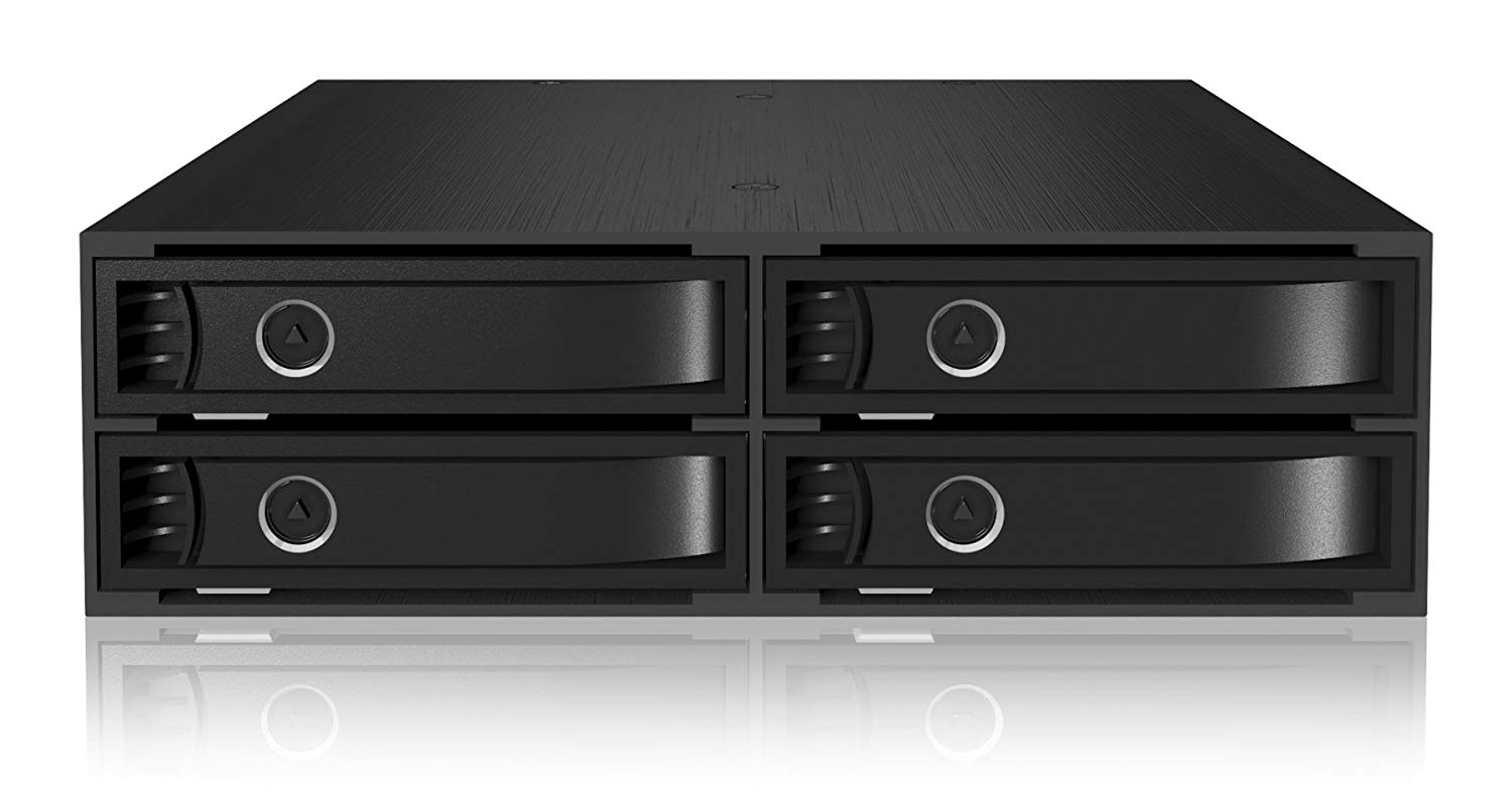 Icybox IB-2242SSK Backplane for 4 x 2.5-Inch HDDs/SSDs - Black - Image 2