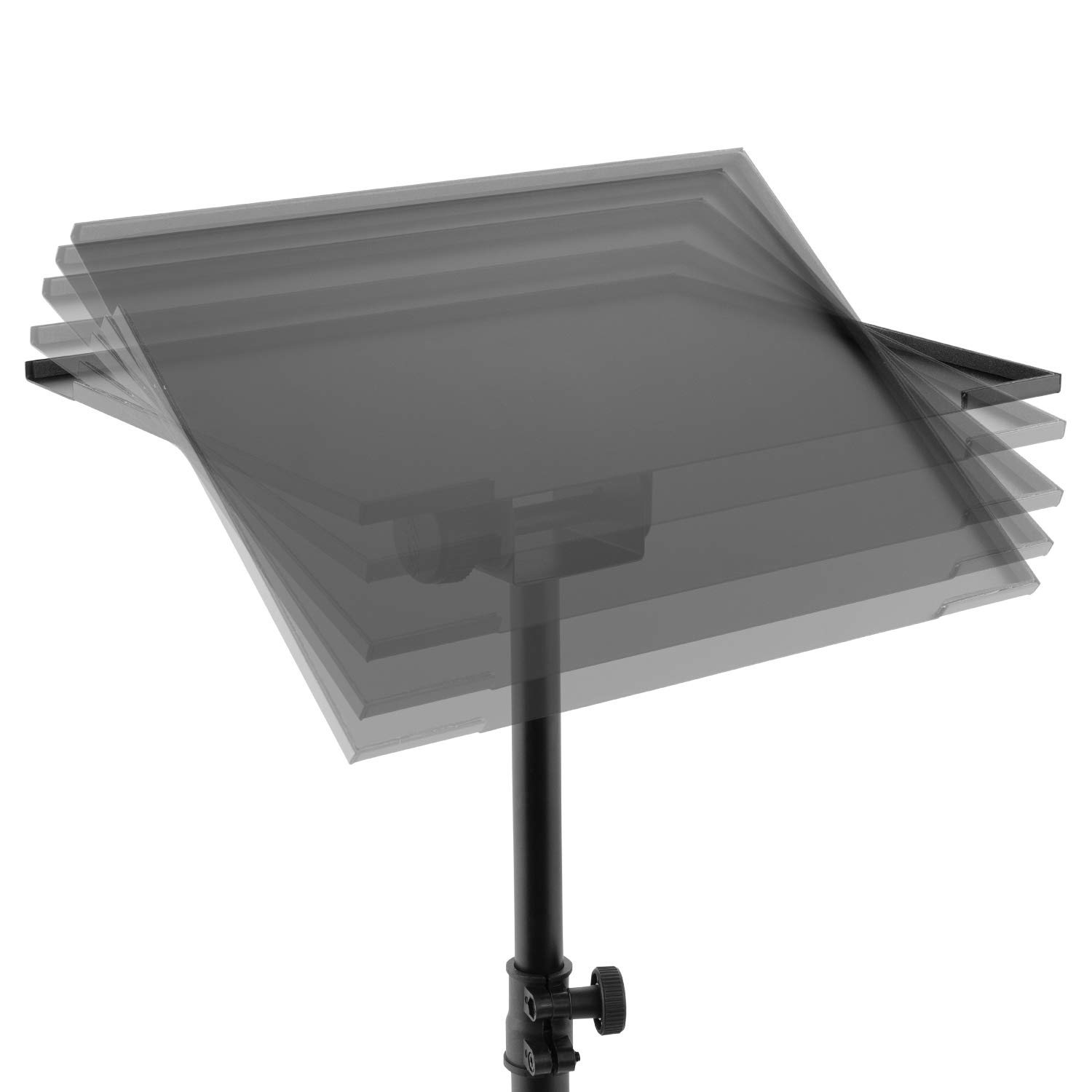 TIGER LEC7-BK Laptop or Projector Stand Height Adjustable with Tripod Legs Black - Image 4