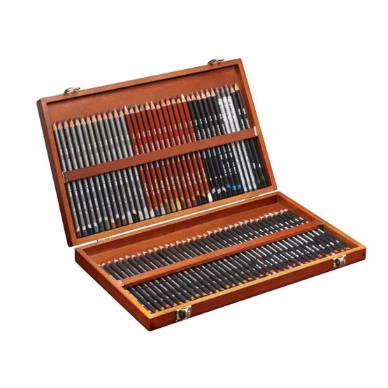 Derwent Sketching Collection, Drawing & Writing, Set Of 72 Pencils In A Wooden Gift Box, Ideal For Sketching, Professional Quality, 2301902 - Image 2