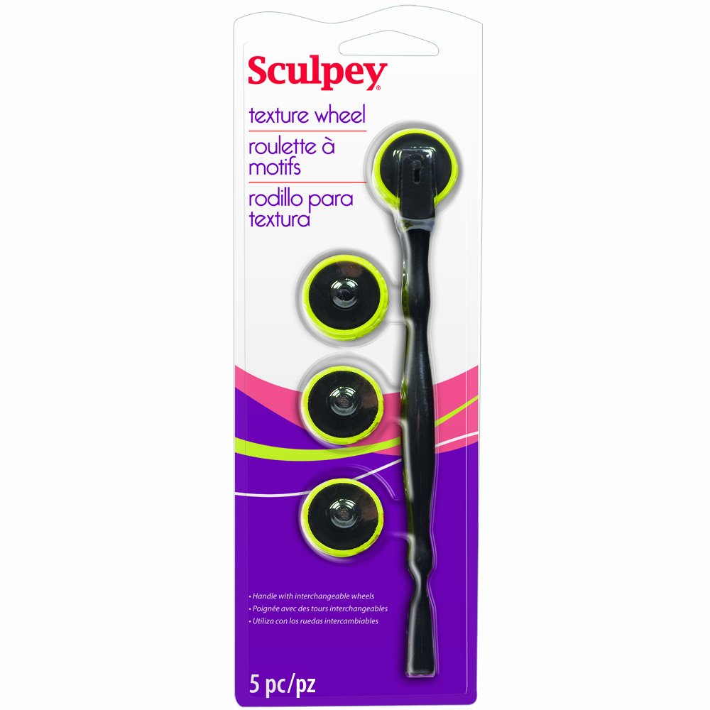 Polyform Sculpey Texture Wheel,Black