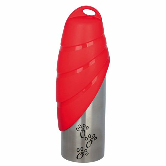 Trixie Bottle with bowl, stainless steel/plastic ( Assorted Color ) - Image 2