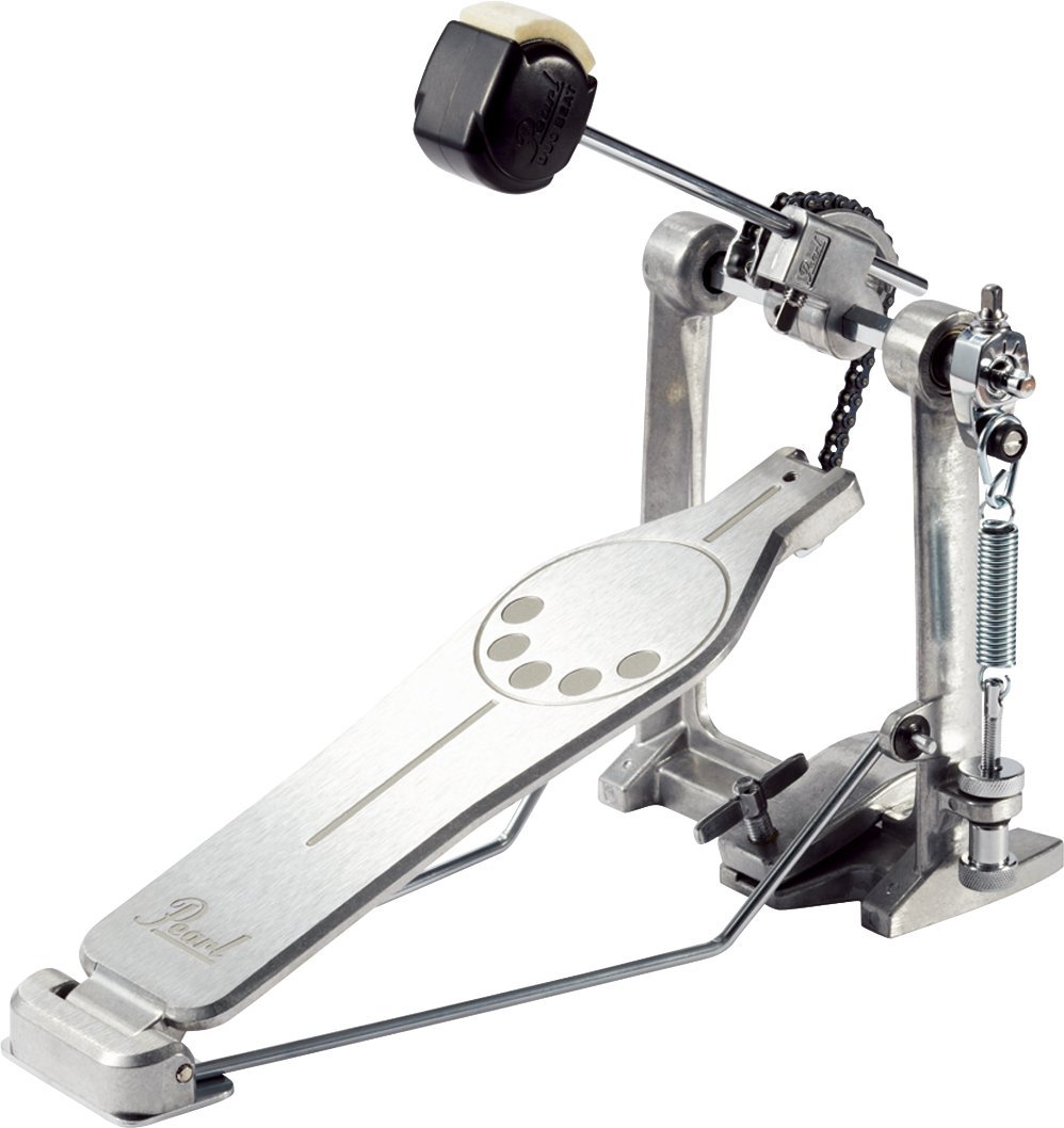 Pearl Single Bass Drum Pedal P-830 - Single Chain - Demon Style Longboard, Metal, Single Pedal