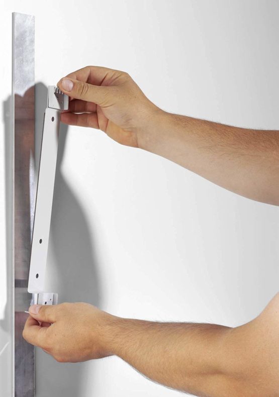 Durable 591409 Display panel wall holder (Vario Magnet Wall 5, with 5 display panels A4) orange - Image 4