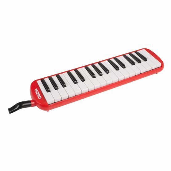 CASCHA Melodica with bag and mouthpiece, Instrument for children and beginners, Red, HH 2059 - Image 2
