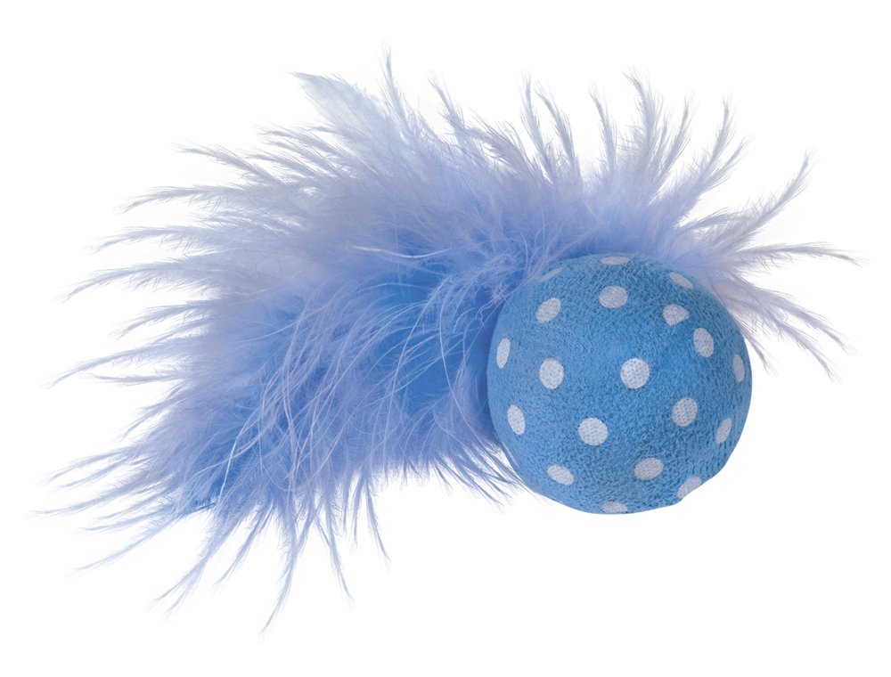 Nobby 66865 Ball with Rattle Spring, blue