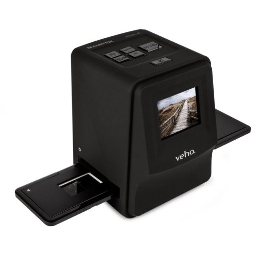 Veho Smartfix Portable Stand Alone 14 Megapixel Negative Film & Slide Scanner with 2.4” Digital Screen and 135 Slider Tray for 135/110/126 Negatives Compatible with Mac/PC – Black (VFS-014-SF) - Image 3