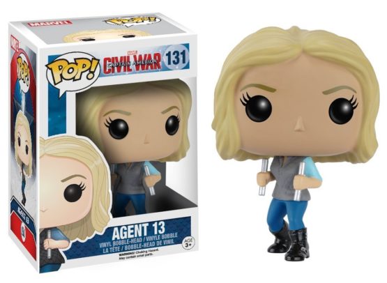 Funko 7232 Agent 13  Marvel Captain America Bobble Head