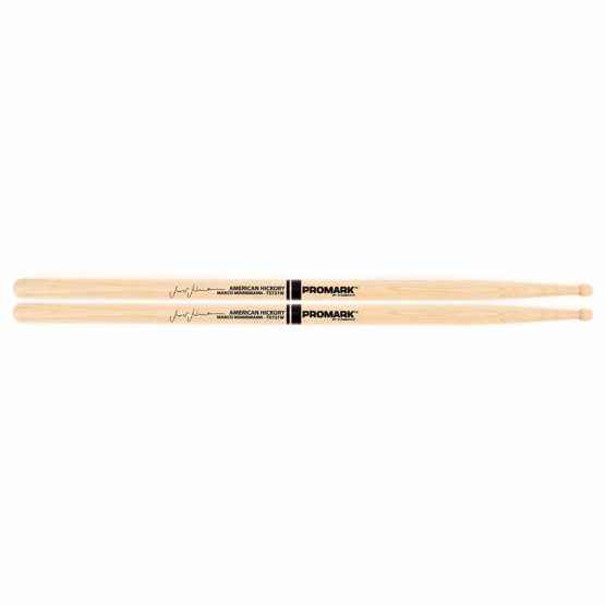ProMark Drum Sticks - Marco Minnemann Drumsticks - Drum Sticks Set - Signature Serires Wood Tip - Hickory Drum Sticks - Consistent Weight and Pitch - 1 Pair