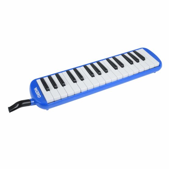 CASCHA Melodica with bag and mouthpiece, instrument for children and beginners, blue - Image 2