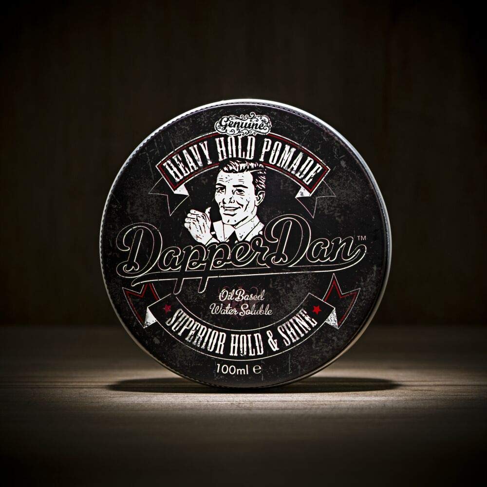 Dapper Dan Heavy Hold Pomade - Strong Hold and High Shine Mens Oil Based Hair Pomade Liquorice and Vanilla Scent, 1 x 100 ml - Image 2