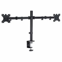 Proper Dual Arm Cantilever Desk Monitor Mount for 13" 19" 23" 24" 27" and 32" Monitors