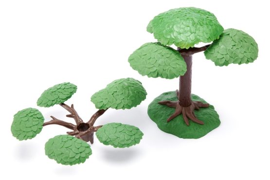 SIKU 5590 World 5590-2 deciduous Trees, Plastic, Flexible, pluggable, Green - Image 3