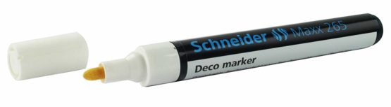 Schneider Maxx 265 Chalk Marker - White (Pack of 10)