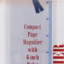 Carson MagniMark 3x Fresnel Bookmark Magnifier and 6 Inch Ruler