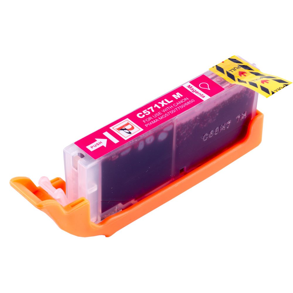 2 Magenta PerfectPrint Compatible Ink Cartridge Replace CLI571 for Canon Pixma MG5750 MG5751 MG5752 MG5753 MG6850 MG6851 MG6852 MG6853 MG7750 MG7751 MG7752 MG7753 - Image 2