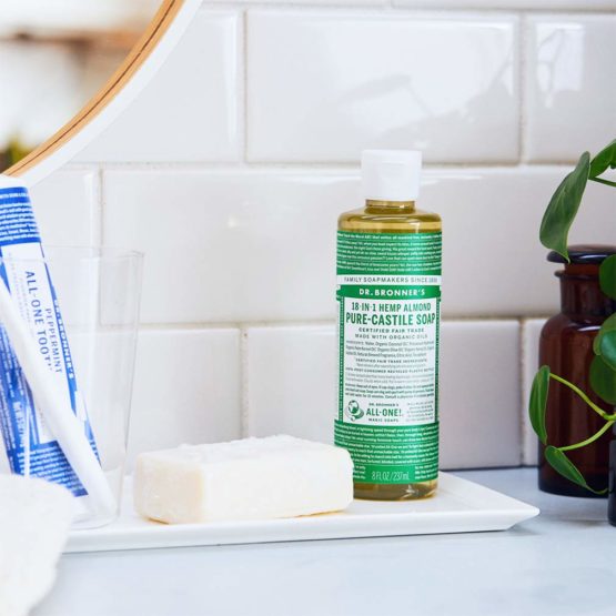 Dr. Bronner's Organic Almond Pure-Castile Liquid Soap, 473 ml - Image 3