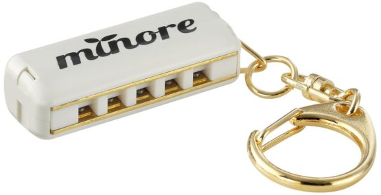 Suzuki 5 hole harmonica key ring