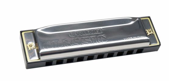 Bontempi 30 1020 10 Notes Metal Harmonica, Multi-Color